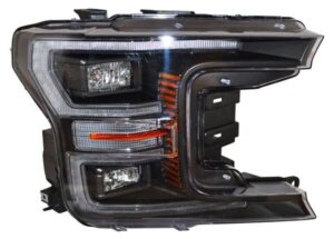 20-G422-C6-1A FARO FORD PU 18-20 FONDO NEGRO LEDS TYC1 IZQ