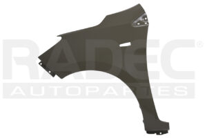 202-2206-07 SALPICADERA MT MIRAGE 21-23 C/HOYO P/CUARTO LAMINA GLX L4 4 CILINDROS 1.6L 4 PUERTAS IZQ