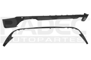 203-0317-14 FASCIA TRASERA BW X3 22-23 C/2 HOYO P/SENSOR XDRIVE/HIBRIDO/SDRIVE/M40I L4/V6 4/6 CILINDROS 2.0/3.0 L 5 PUERTAS INFERIOR