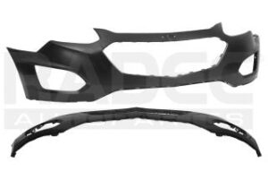203-0622-23 FASCIA DELANTERA CV EQUINOX 16-17 C/HOYO P/FARO LS/LT/LTZ/ L4 4 CILINDROS 2.4L 5 PUERTAS SUPERIOR