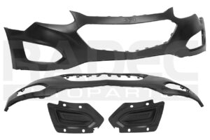 203-0622-24 FASCIA DELANTERA CV EQUINOX 16-17 S/HOYO P/FARO LS/LT/LTZ/ L4 4 CILINDROS 2.4L 5 PUERTAS SUPERIOR