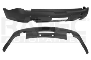 203-0663-13 FASCIA TRASERA CV TRAVERSE 18-21 C/HOYO P/SENSOR LT V/6 6 CILINDROS 3.6L 5 PUERTAS