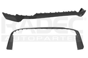 203-0678-19 FASCIA TRASERA CV TERRAIN 16-17 C/HOYO P/SENSOR SLT/DENALI L4 4 CILINDROS 2.0L 5 PUERTAS INFERIOR