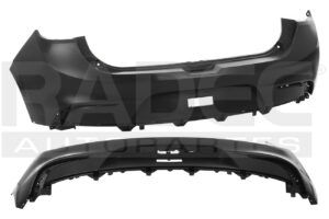 203-1113-02 FASCIA TRASERA FT ARGO 21-23 P/PINTAR S/HOYO P/SENSOR C/HOYO P/MOLDURA DRIVE/TREKKING/HGT/PRECISION L4 4 CILINDROS 1.3/1.8 L 5 PUERTAS