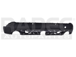 203-1242-11 FASCIA TRASERA FD EDGE INFERIOR 15-17 C/HOYO P/SENSOR C/HOYO P/TIRON C/HOYO P/GANCHO GRIS TITANIUM/SEL/SE