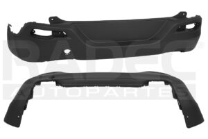 203-1601-05 FASCIA TRASERA JP CHEROKEE 14-18 S/HOYO P/MOLDURA 4X4/4X2BASE/LATITUDE/PREMIUM/TRAIHAWK L4/V6 4/6 CILINDRO 2.4/3.2L 5 PUERTAS INFERIOR