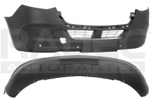 203-2006-11 FASCIA DELANTERA MC SPRINTER 19-23 CORRUGADA C/6 HOYOS P/SENSOR S/HOYO P/REMOLQUE S/HOYO P/FARO  5 PUERTAS