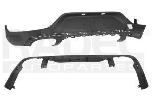 203-2026-03 FASCIA TRASERA MC GLC 20-22 P/PINTAR S/HOYO P/SENSOR C/AMG COUPE INFERIOR
