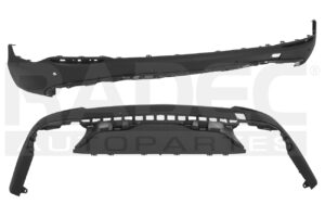 203-2026-13 FASCIA TRASERA MC GLC 16-19 C/HOYO P/SENSOR INFERIOR