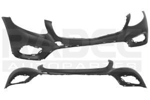 203-2026-16 FASCIA DELANTERA MC GLC 16-19 P/PINTAR C/HOYO P/SENSOR