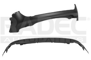 203-2101-23 FASCIA TRASERA MN COOPER 22-24 P/ PINTAR S/HOYO P/SENSOR CLASSIC/RESOLUTE/ L3/L4 3/4 CILINDROS 1.5L 3/5 PUERTAS