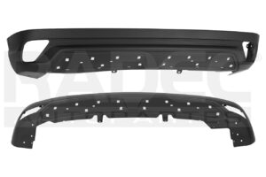 203-2217-00 FASCIA TRASERA MT ECLIPSE CROSS 18-21 C/HOYOS P/MOLDURA GLS/GLX/LIMITED L4 4 CILINDROS 1.5L 5 PUERTAS INFERIOR