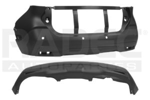 203-2351-04 FASCIA TRASERA NS KICKS 20-21 C/HOYO P/SENSOR ADVANCE MT/ADVANCE CVT/EXCLUSIVE CVT/PLATINUM CVT L4 4 CILINDROS 1.6 L 5 PUERTAS