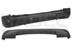 203-2407-18 FASCIA TRASERA PG PARTNER 20-23 CORRUGADA C/HOYO P/SENSOR MAXI/HDI L4 4 CILINDROS 1.2/1.6L 5 PUERTAS