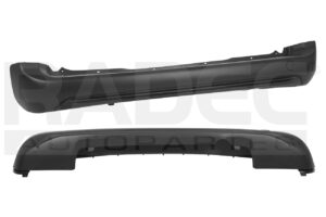 203-2407-19 FASCIA TRASERA PG PARTNER 20-23 CORRUGADA S/HOYO P/SENSOR MAXI/HDI L4 4 CILINDROS 1.2/1.6L 5 PUERTAS