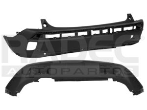 203-2410-05 FASCIA TRASERA PG 3008 18-20 CORRUGADA C/HOYO P/SENSOR ALLURE/GT LINE// L4 4 CILINDROS 1.6/2.0 L 5 PUERTAS