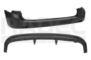 203-2412-02 FASCIA TRASERA PG EXPERT 18-23 S/HOYO P/SENSOR CORRUGADA CARGO/PASAJEROS L4 4 CILINDROS 2.0L 5 PUERTAS