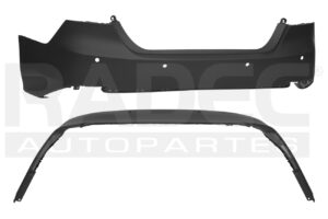 203-3002-40 FASCIA TRASERA TY CAMRY 21-22 XLE L4 4 CILINDROS 2.5L 4 PUERTAS