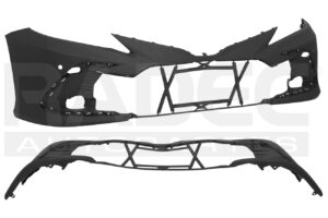 203-3002-47 FASCIA DELANTERA TY CAMRY 21-22 C/2 HOYOS P/SENSOR P/PINTAR LE/XLE L4 4 CILINDROS 2.5L 4 PUERTAS