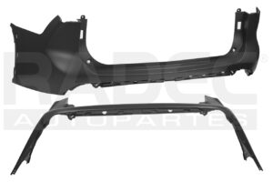 203-3006-25 FASCIA TRASERA TY HIGHLANDER 20-21 C/HOYO P/SENSOR L/LE/XLE/XSE V6 6 CILINDROS 3.5 L 5 PUERTAS