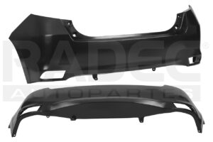 203-3018-26 FASCIA TRASERA TY YARIS 17-18 P/PINTAR S/// V4 4CILINDROS 1.5/1.6L 5 PUERTAS