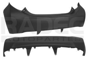 203-3019-06 FASCIA TRASERA TY PRIUS 18-21 P/PINTAR C L4 4 CILINDROS 1.5/1.8L 4 PUERTAS