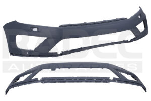 203-3121-00 FASCIA DELANTERA VW TOUAREG 16-18 P/PINTAR C/HOYO P/SENSOR TDI/FSI/HIBRID/ DISSEL/GASOLINA V6 6 CILINDROS 3.0/3.6L 5 PUERTAS SUPERIOR