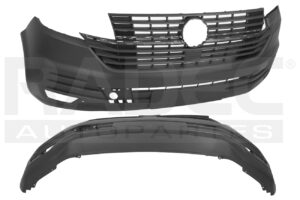 203-3123-09 FASCIA DELANTERA VW TRANSPORTER 20-23 COMPLETA C/PARILLA C/REJILLA CORRUGADA S/HOYO P/SENSOR CARGO VAN/CHASIS CAB L4 4 CILINDROS 2.0L 2/4 PUERTAS