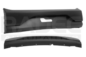 203-3127-09 FASCIA TRASERA VW SAVEIRO 17-22 CORRUGADA S/HOYO P/SENSOR ROBUST/STARLINE/PEPER L4 4 CILINDROS 1.6L 2/4 PUERTAS CENTRAL