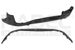 203-3138-03 FASCIA DELANTERA VW T-CROSS 20-22 C/2 HOYOS P/SENSOR P/PINTAR HIGHLINE/TRENDLINE/COMFORTLINE L4 4 CILINDROS 1.6L 5 PUERTAS SUPERIOR