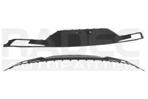 203-3402-13 FASCIA TRASERA HY ELANTRA 19-20 CORRUGADA GLS/LIMITED/PREMIUM L4 4 CILINDROS 2.0L 4 PUERTAS INFERIRO