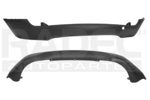 203-3407-00 FASCIA TRASERA HY IX-35 15-16 P/PINTAR LIMITED/GLS/PREMIUM L4 4 CILINDROS 2.0L 5 PUERTAS INFERIOR