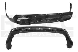 203-3503-26 FASCIA TRASERA KI SORENTO 21-22 C/HOYO P/SENSOR EX/LX/SLX/EX PACK L4/V6 4/6 CILINDROS 2.5/3.3/3.4L 5 PUERTAS INFERIOR