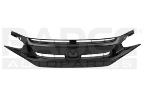 204-1302-31 PARRILLA HD CIVIC 16-18 C/MOLDURA NEGRA STYLE/SPORT/TORUING L4 4 CILINDROS 1.5/2.0L 4 PUERTAS