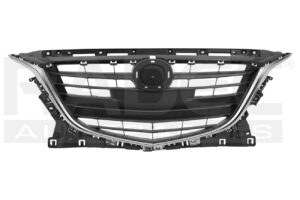 204-1901-13 PARRILLA MZ 3 14-18 C/MOLDURA CROMADA I/I SPORT/I GRAND TOURING/SIGNATURE L4 4 CILINDROS 2.5L 5 PUERTAS