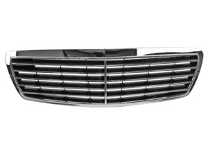 PARA697 PARRILLA MERCEDES BENZ CLASE E 03-06 CROMADA/NEGRO N-TW