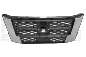 204-2307-08 PARRILLA NS FRONTIER 21-23 NEGRO/CROMO 4X2/4X4/XE/PLATINUM/LE/LE PLATINUM L4 4 CILINDROS 2.5L 2/4 PUERTAS