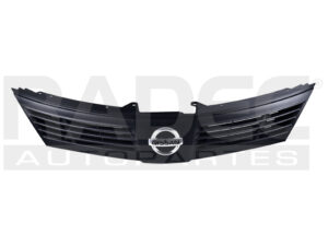 PAR839 PARRILLA NISSAN TIIDA 07-11 NEGRA F/CROMADO ORI