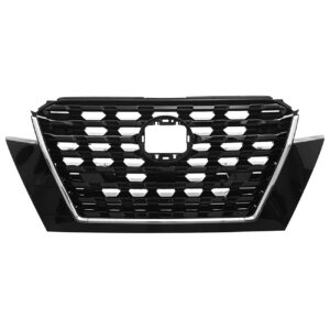 204-2351-06 PARRILLA NS KICKS 21-24 C/MOLDURA CROMADA S/HOYO P/CAMARA