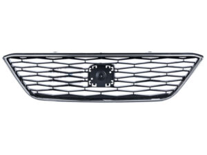 PARA735 PARRILLA SEAT IBIZA 13-16 NEGRA PANAL C/FILO CROMADO