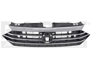 PARA799 PARRILLA VW JETTA 19-21 C/MOLDURA CROMADA FILOS CROMADOS