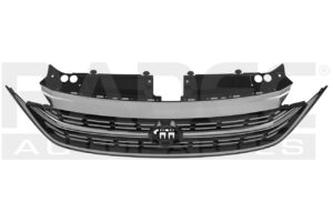 204-3112-23 PARRILLA VW JETTA 22-24 CROMADA C/HOYO P/SENSOR /SPORTLINE/COMFORTLINE L4 4 CILINDROS 1.4L?4 PUERTAS