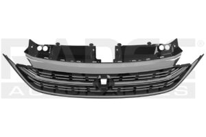 204-3112-24 PARRILLA VW JETTA 22-24 CROMADA /SPORTLINE/COMFORTLINE?L4 CILINDROS 1.4L 4 PUERTAS