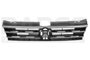 204-3126-04 PARRILLA VW TIGUAN 18-21 NEGRA F/CROMADO SE/COMFORTLINE/HIGHLINE/TRENDLIN L4 4 CILINDROS 1.4/2.0 L 5 PUERTAS