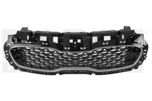 204-3502-04 PARRILLA KI SPORTAGE 19-22 NEGRA C/FILO CROMADO BASE/EX/SX/LX/SXL L4 4 CILINDROS 2.0/2.4L 5 PUERTAS
