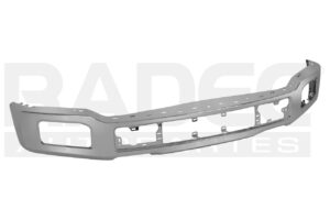 206-1215-18 DEFENSA DELANTERA FD F-150 19-20 CROMADA C/HOYO P/FARO XL/XLT/LIMITED/PLATINIUM V6/V8 6/8 CILINDROS 2.7/3.5/5.0L 2/4 PUERTAS