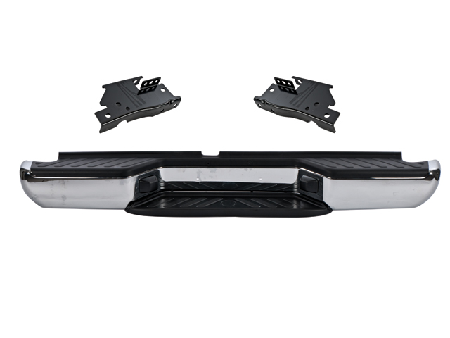 DED187 Defensa Tras Nissan Frontier 05-15 Cromada Completa n-tw