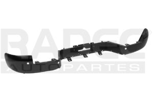 206-3125-03 DEFENSA TRASERA VW AMAROK 11-17 NEGRA C/HOYO P/SENSOR ENTRY/HIGHLINE/STARLINE L4 4 CILINDROS 2.0L 4 PUERTAS