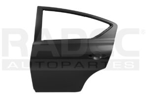 208-2330-09 PUERTA TRASERA NS VERSA 12-19 DRIVE/SENSE/ADVANCE/EXCLUSIVE L4 4 CILINDROS 1.6L 4 PUERTAS IZQ