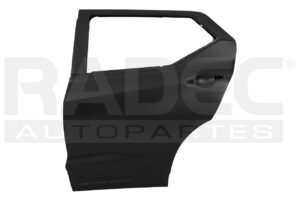 208-2351-03 PUERTA TRASERA NS KICKS 17-20 C/HOYO P/MOLDURA SENSE/BITONO/ADVANCE/EXCLUSIVE L4 4 CILINDROS 1.6L 5 PUERTAS IZQ